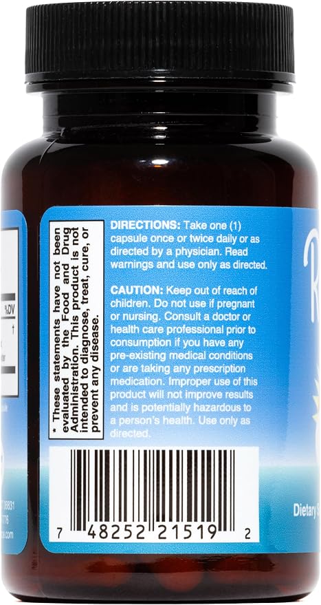 RediCalm Natural Stress Relief and Calming Supplement, Vegan, Gluten-Free