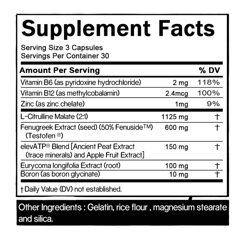 Nugenix Total-T Testosterone Booster 90 Capsules