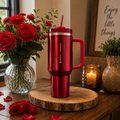 Stanley X Starbucks Limited Holiday Red Quencher Tumbler Flowstate H2.0 40oz
