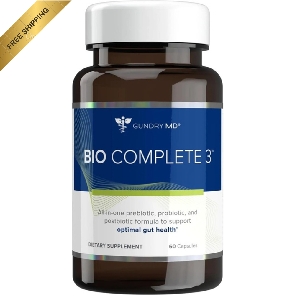 Bio Complete 3 – 3-in-1 Probiotic for Gut Health, Digestion Support, Bloating & Energy – 30 Day Supply