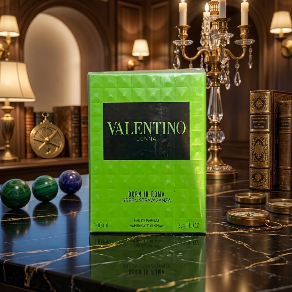 Donna Born In Roma Green Stravaganza by Valentino 3.4 EDP Perfume Wmn New in Box