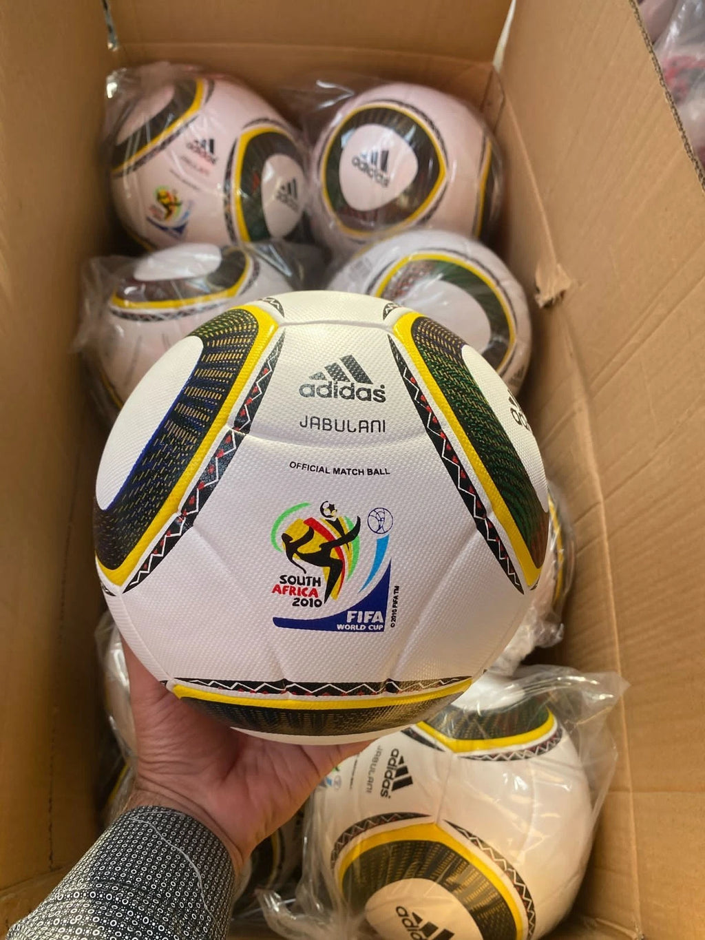 Adidas Jabulani Official Match Ball FIFA World Cup (2010) Soccer Ball Size 5