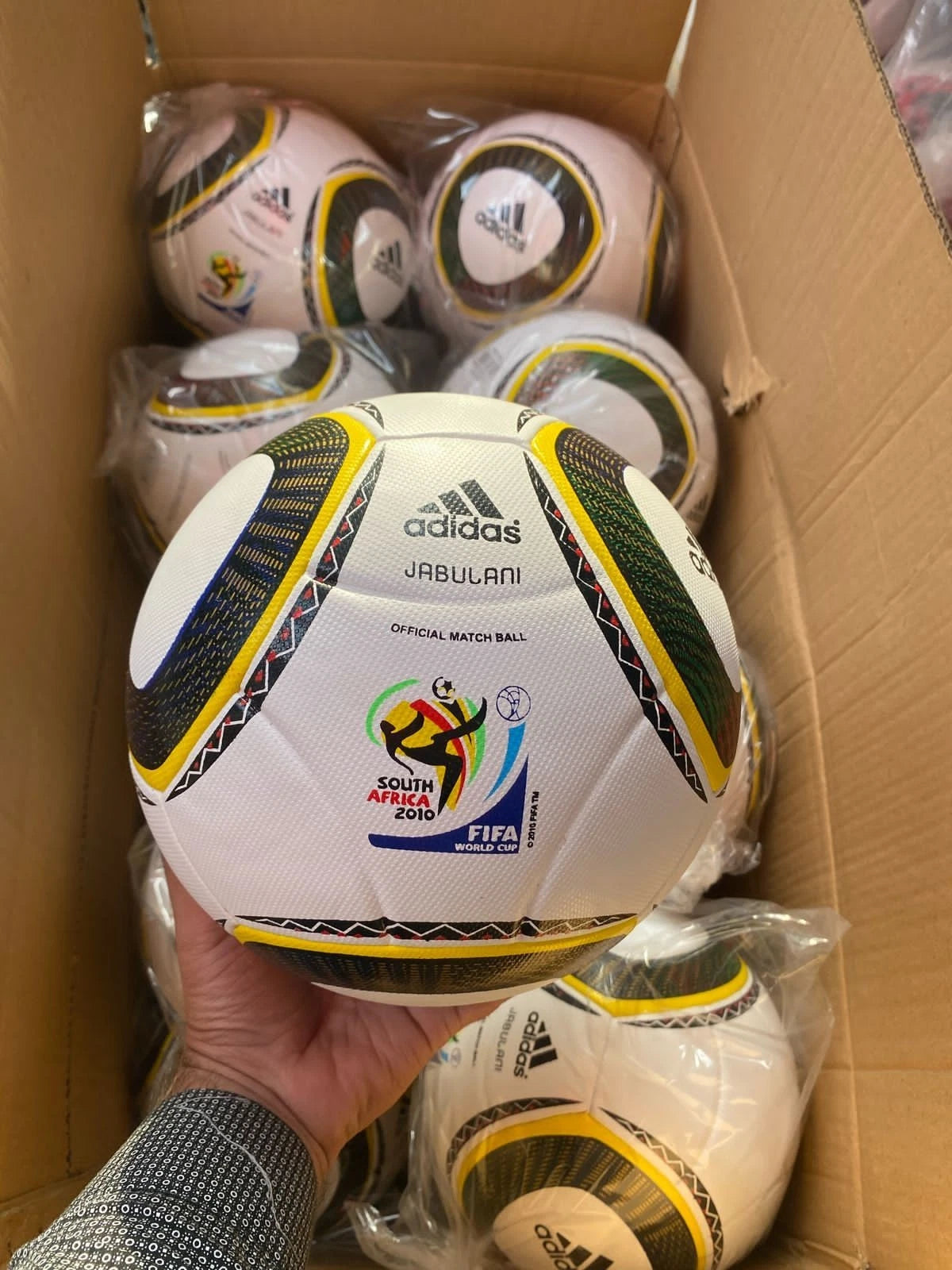 Adidas Jabulani Official Match Ball FIFA World Cup (2010) Soccer Ball Size 5