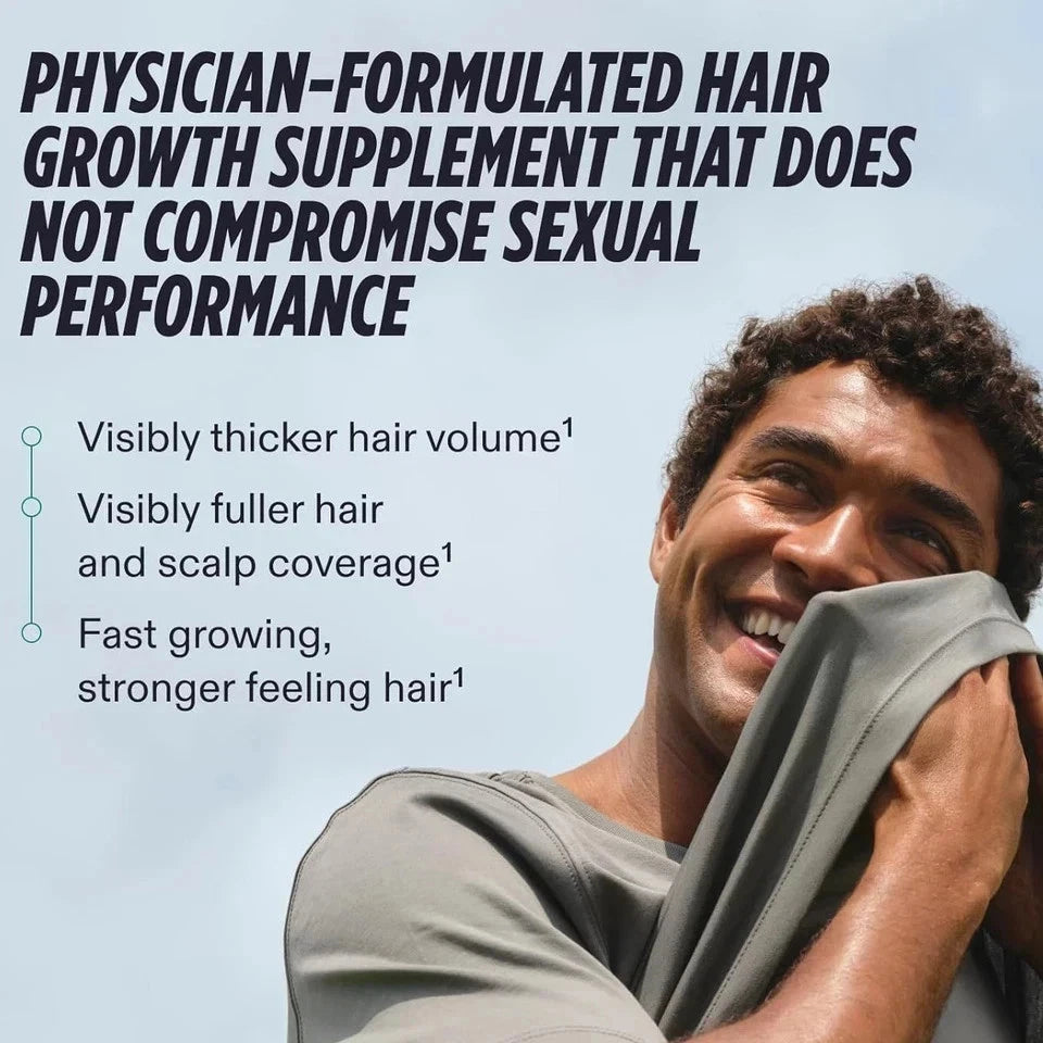 Packof 3 Men's Hair Growth Total 360 Caps