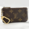 LOUIS VUITTON Pochette Cles Coin Key Case Monogram Canvas Brown