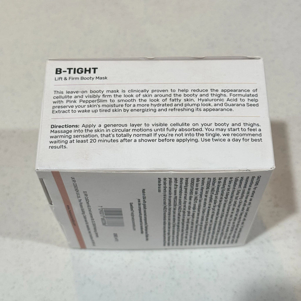 Maelys Cosmetics B-Tight Lift and Firm Booty Mask Moisturizer - 3.3 oz