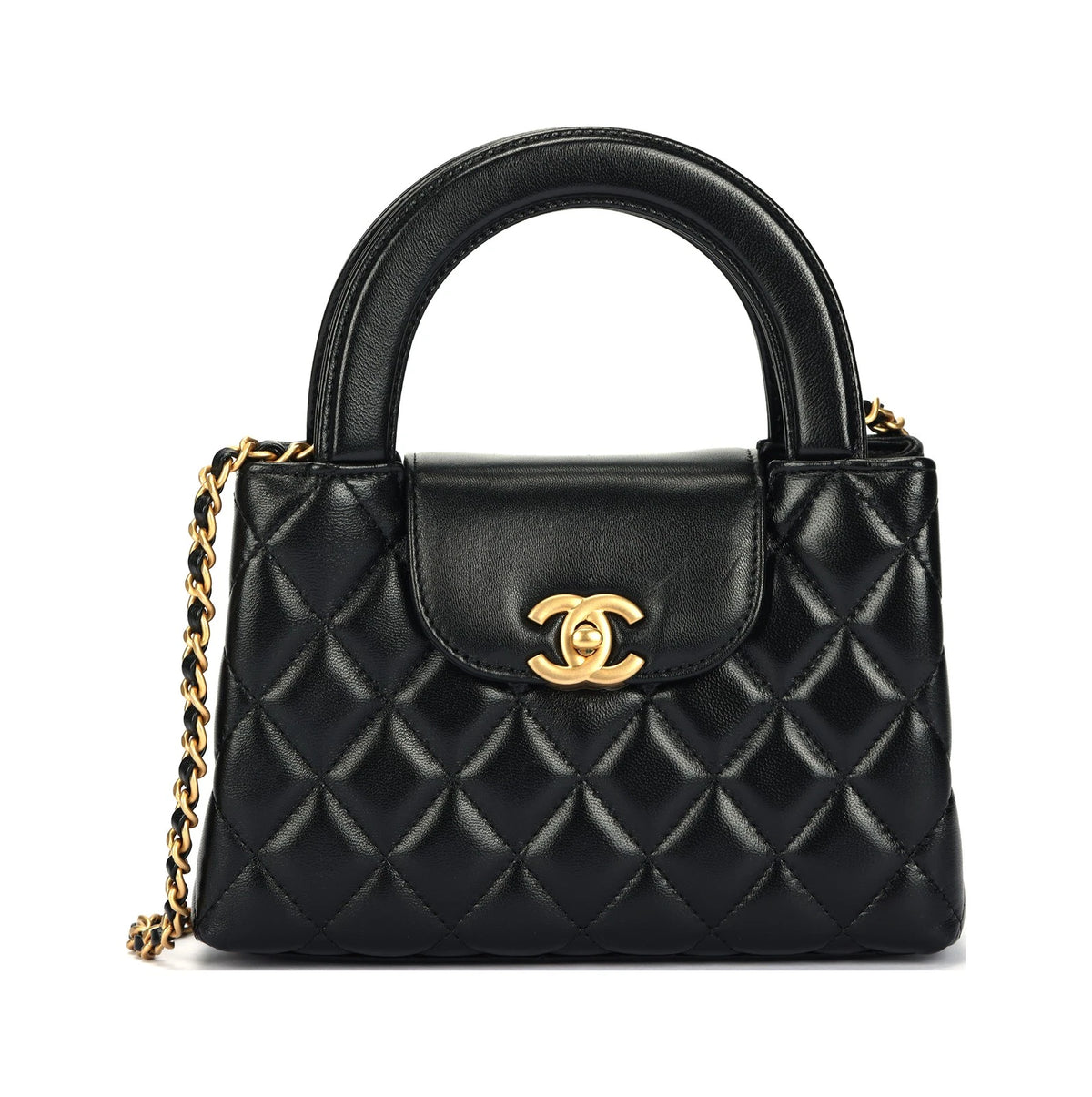 CHANEL Kelly Shoulder Cross Bag Mini Women's 7.4x2.7x5 in