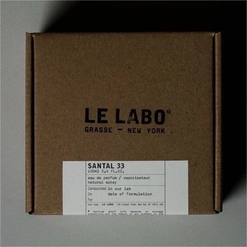Le Labo Santal 33 Eau de Parfum 100ml 3.4 fl. oz. Regular Size Spray Fragrance