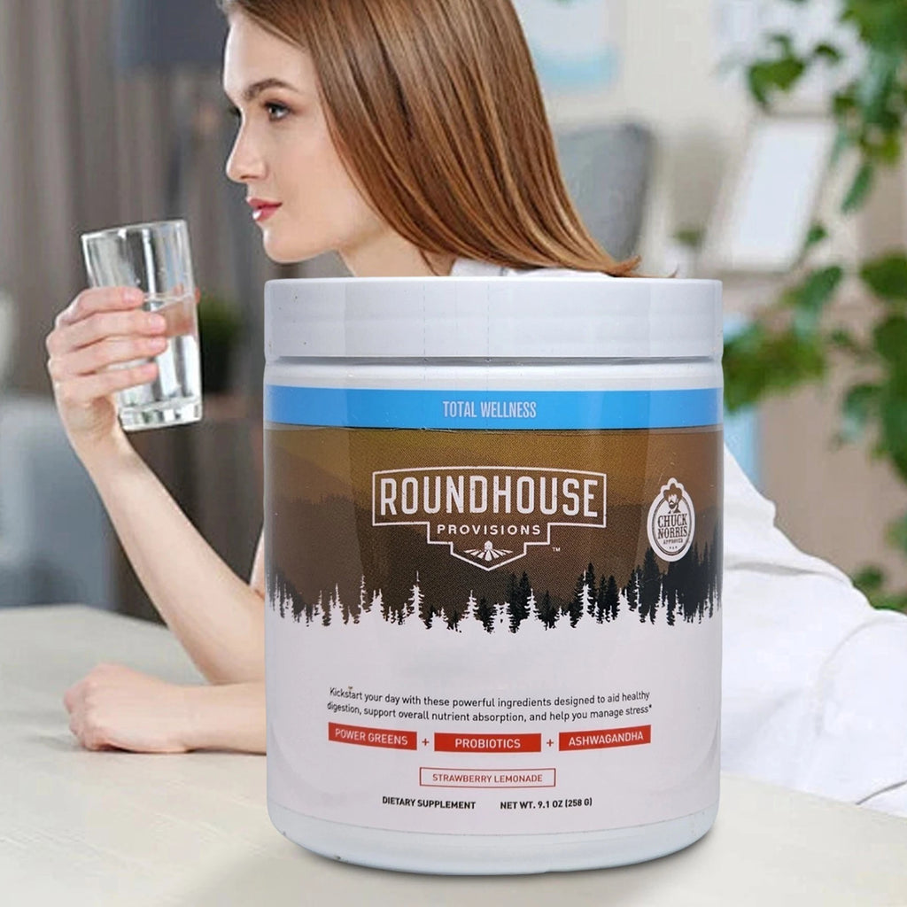 Roundhouse Provisions Morning Kick Powder Strawberry Lemonade 9.1 OZ