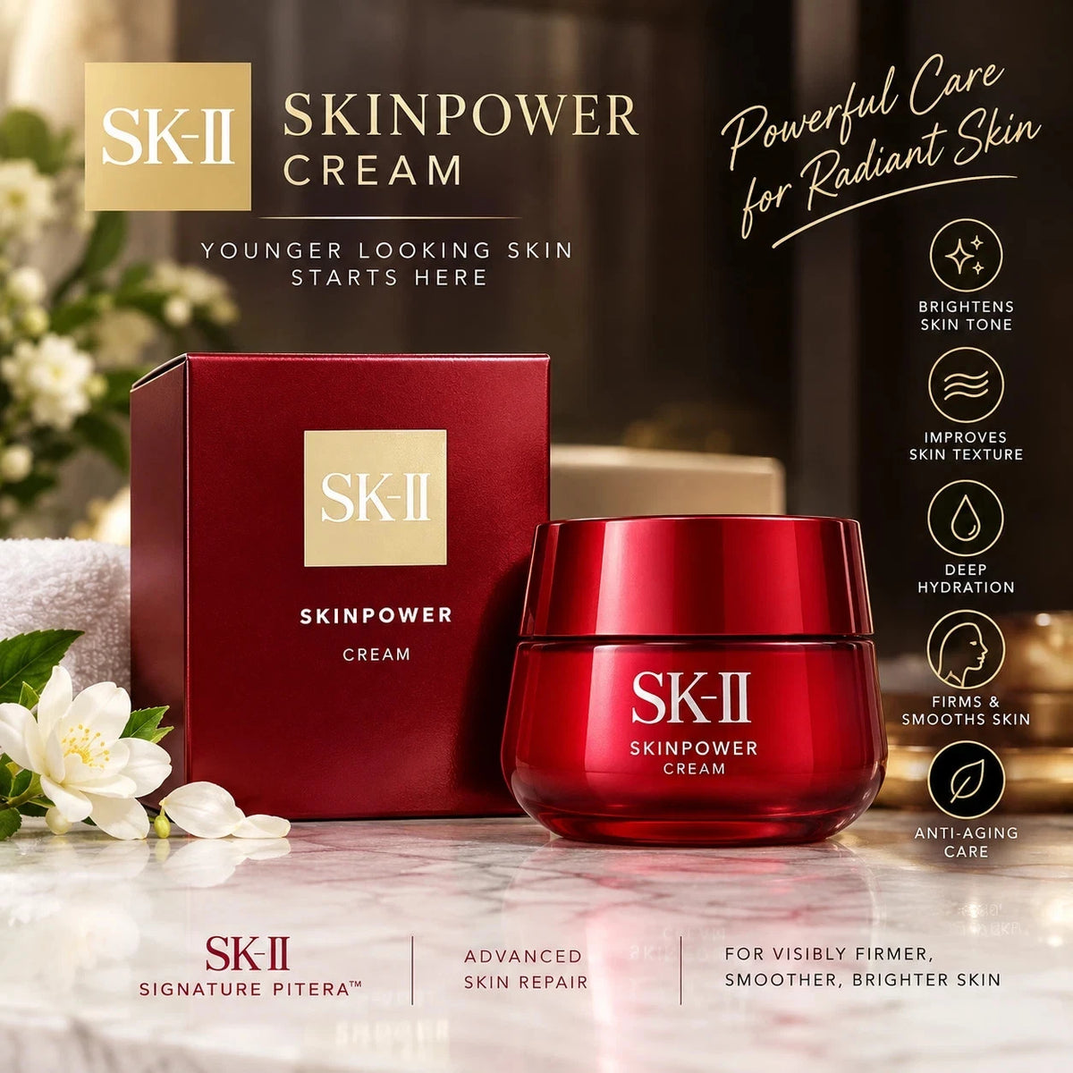 New & Sealed! SK-II R.N.A. POWER Radical New Age Cream 2.7 oz / 80 g NIB