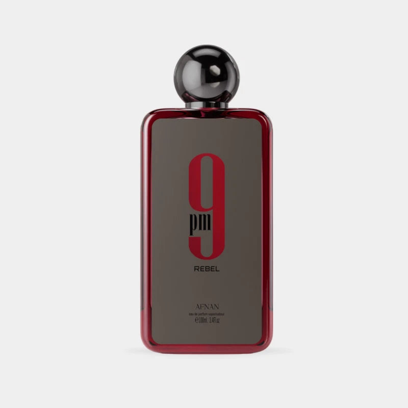 9 pm Rebel by Afnan 3.4 oz EDP Cologne Perfume for Unisex New In Box