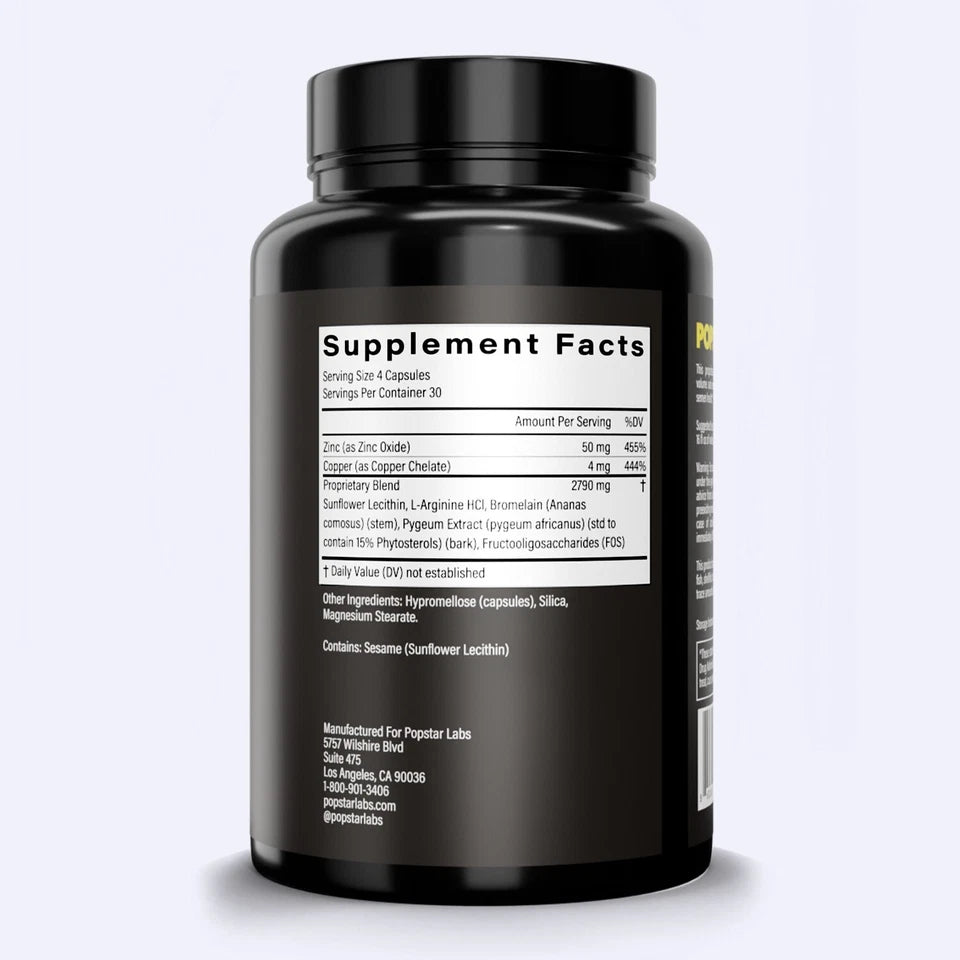 POPSTAR Semen Volume Supplement-Men's Semen Health & Fertility-Doctor Formulated