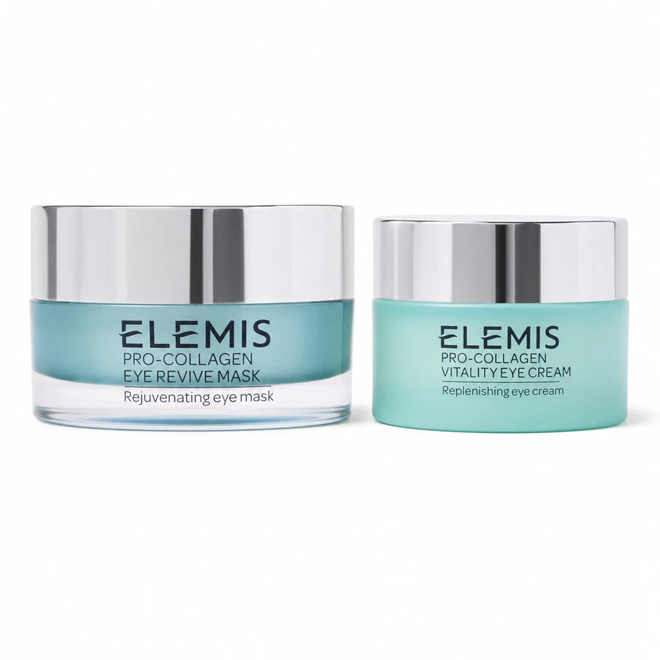 Elemis Pro-Collagen Eye Revive Mask & Vitality Eye Cream 15ml Sealed Exp. 2028