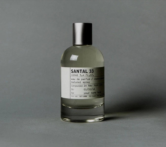 Le Labo Santal 33 Eau de Parfum 100ml 3.4 fl. oz. Regular Size Spray Fragrance