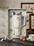 Stanley Love Shack Fancy Tumbler 40oz Holiday Rosa Beaux Blue